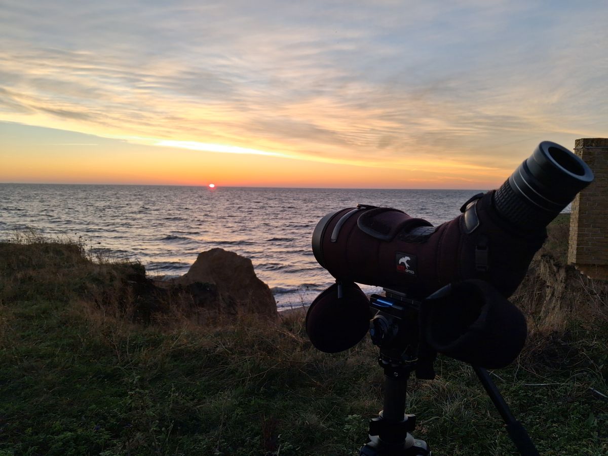 Gedser Odde solopgang